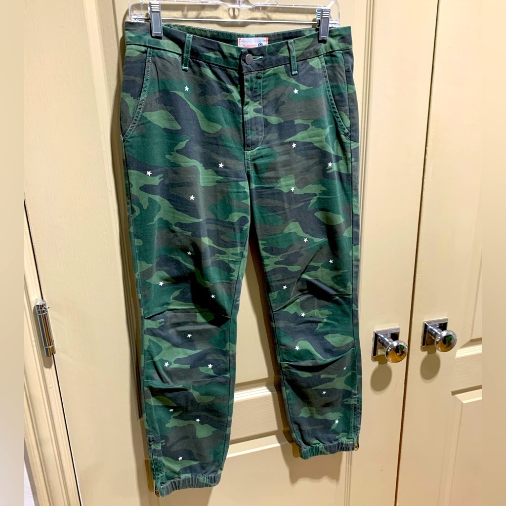 Sundry Camo Cargo/Utility Pants “Fern” 26/4